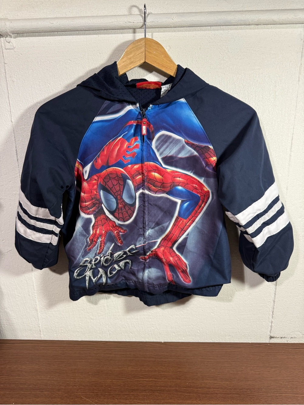 2005 Y2K Toddler Spider-Man Track Jacket 6/7